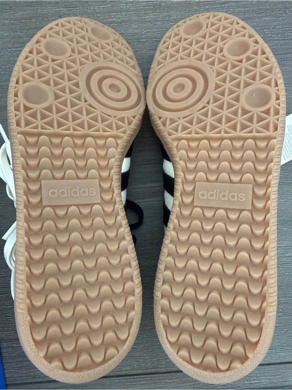 Adidas Samba OG (Cream White/Core Black/Sand Strata) Women's Shoes ID0478 Size 9 - Picture 5 of 6